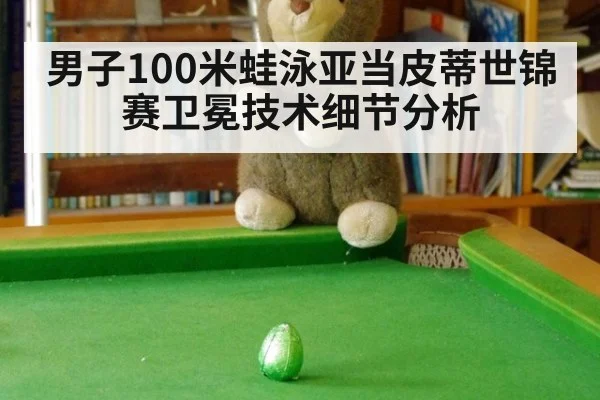男子100米蛙泳亚当皮蒂世锦赛卫冕技术细节分析
